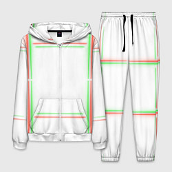 Костюм мужской Neon light green red, цвет: 3D-белый