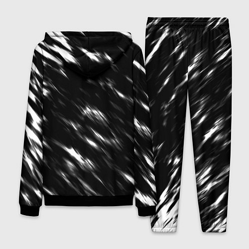 Мужской костюм Doom штрихи красок / 3D-Черный – фото 2