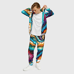 Костюм мужской Разноцветный узор, цвет: 3D-меланж — фото 2