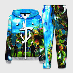 Мужской костюм Fortnite x doom logo