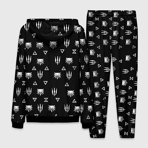 Мужской костюм Doom ведьмак логотипы / 3D-Черный – фото 2