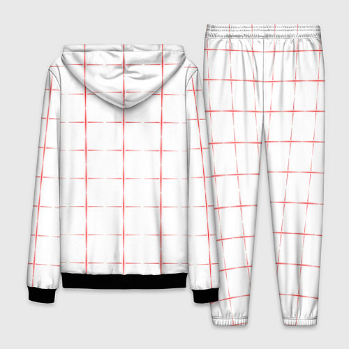 Мужской костюм Color white red crosses / 3D-Черный – фото 2