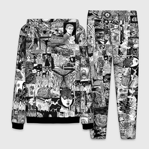 Мужской костюм Horror World of Junji Ito / 3D-Черный – фото 2