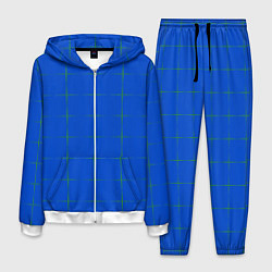 Мужской костюм Color blue stripes