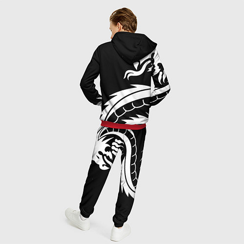 Мужской костюм Doom dragon steel / 3D-Красный – фото 4