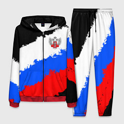 Костюм мужской Федерация бокса России - триколор, цвет: 3D-красный