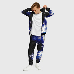 Костюм мужской Синее пламя, цвет: 3D-черный — фото 2