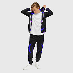 Костюм мужской Color black neon, цвет: 3D-белый — фото 2