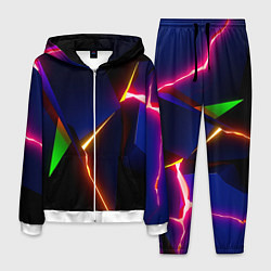Мужской костюм Neon colored geometric