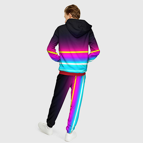 Мужской костюм Beach shorts / 3D-Красный – фото 4