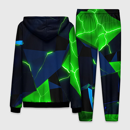Мужской костюм Neon tile green / 3D-Черный – фото 2