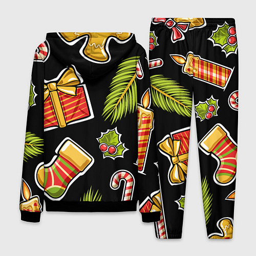 Мужской костюм Рождественский вайб / 3D-Черный – фото 2