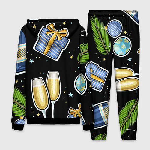 Мужской костюм Новогодний вайб / 3D-Черный – фото 2