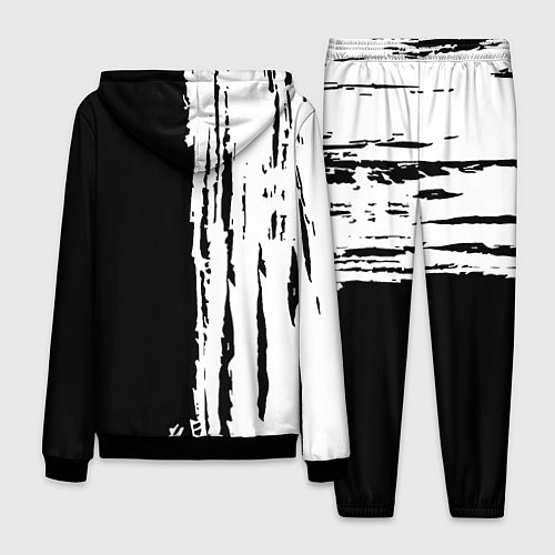 Мужской костюм Tottenham Hotspur белые краски / 3D-Черный – фото 2