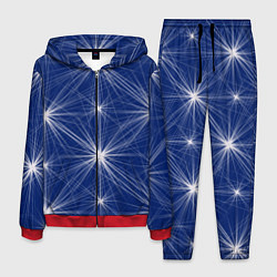 Мужской костюм Звезды на синем фоне