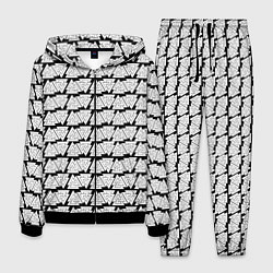 Костюм мужской Символы валькнут как защитная кольчуга, цвет: 3D-черный