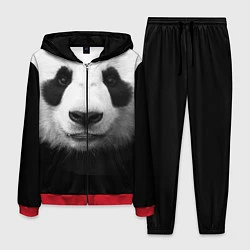 Костюм мужской Взгляд панды, цвет: 3D-красный
