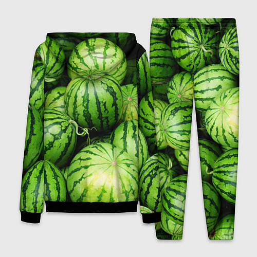 Мужской костюм Арбузы / 3D-Черный – фото 2