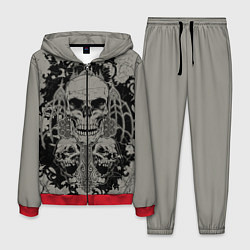 Костюм мужской Skulls, цвет: 3D-красный