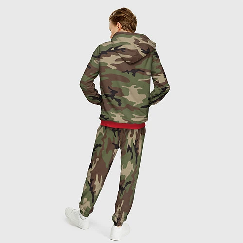 Мужской костюм Униформа дембеля / 3D-Красный – фото 4