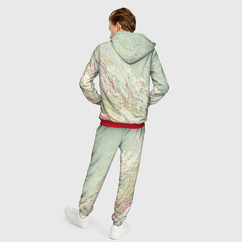 Мужской костюм Сноуборд / 3D-Красный – фото 4