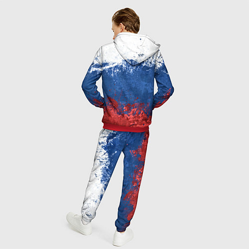 Мужской костюм Русский хоккеист / 3D-Красный – фото 4