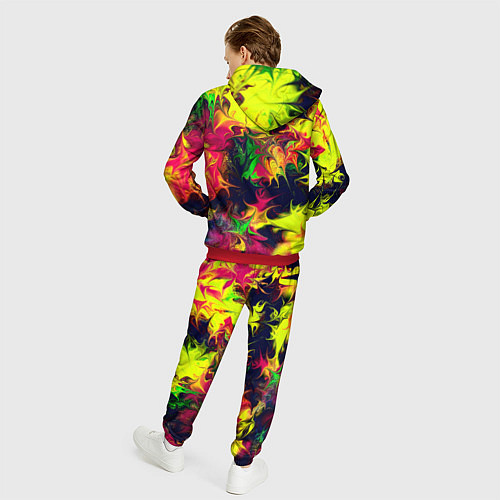 Мужской костюм Кислотный взрыв / 3D-Красный – фото 4