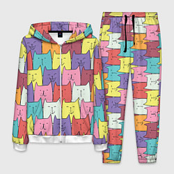 Костюм мужской Котики, цвет: 3D-белый