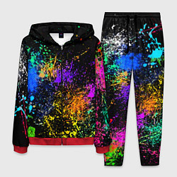 Мужской костюм Брызги красок