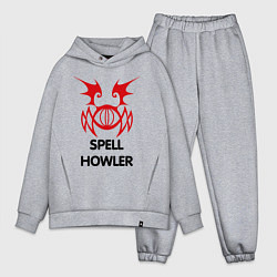 Мужской костюм оверсайз Dark Elf Mage - Spell Howler, цвет: меланж