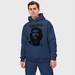 Мужской костюм оверсайз Che Guevara цвета тёмно-синий — фото 2