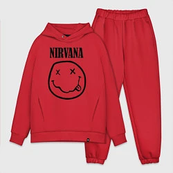 Мужской костюм оверсайз Nirvana, цвет: красный