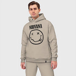 Мужской костюм оверсайз Nirvana, цвет: миндальный — фото 2