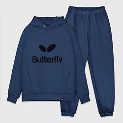 Мужской костюм оверсайз Butterfly Logo