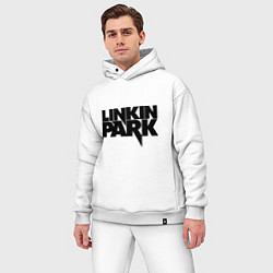 Мужской костюм оверсайз Linkin Park, цвет: белый — фото 2
