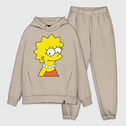 Мужской костюм оверсайз Lisa Simpson