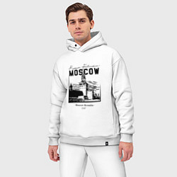 Мужской костюм оверсайз Moscow Kremlin 1147, цвет: белый — фото 2