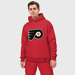 Мужской костюм оверсайз Philadelphia Flyers, цвет: красный — фото 2