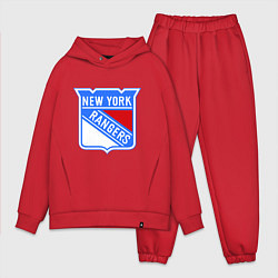 Мужской костюм оверсайз New York Rangers, цвет: красный