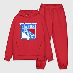 Мужской костюм оверсайз New York Rangers, цвет: красный