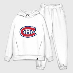 Мужской костюм оверсайз Montreal Canadiens, цвет: белый