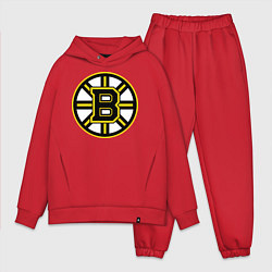 Мужской костюм оверсайз Boston Bruins, цвет: красный