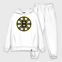 Мужской костюм оверсайз Boston Bruins цвета белый — фото 1