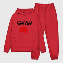Мужской костюм оверсайз Fight Club, цвет: красный