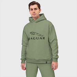 Мужской костюм оверсайз Jaguar, цвет: авокадо — фото 2