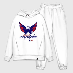 Мужской костюм оверсайз Washington Capitals: Ovechkin, цвет: белый