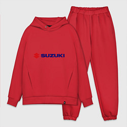 Мужской костюм оверсайз Suzuki, цвет: красный