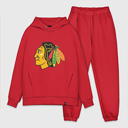 Мужской костюм оверсайз Chicago Blackhawks: Kane, цвет: красный