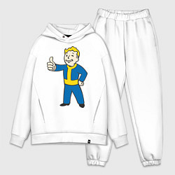 Мужской костюм оверсайз Fallout Boy, цвет: белый