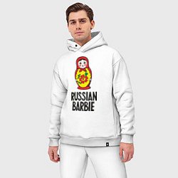 Мужской костюм оверсайз Russian Barbie, цвет: белый — фото 2